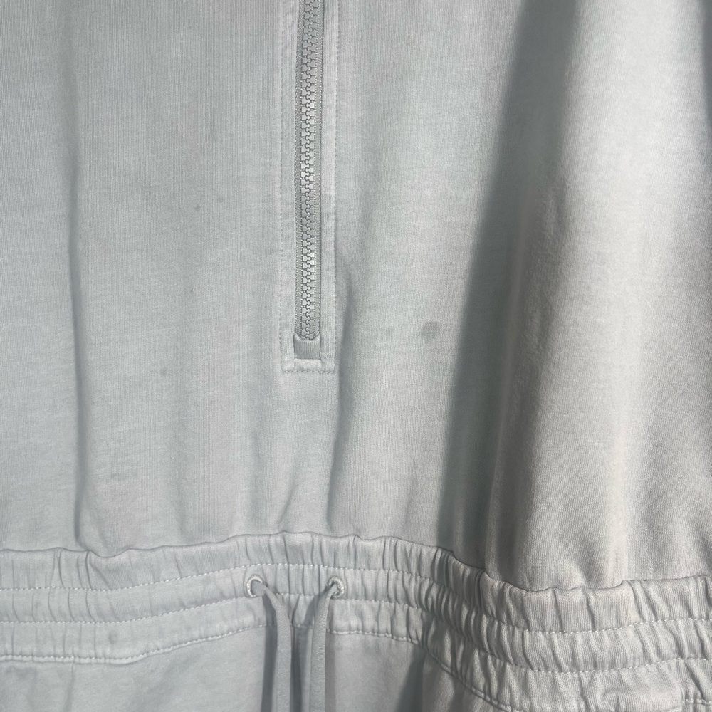 Athleta L Retroterry Romper Storm Cloud Garment Dye Grey891762002 XL/TG - Picture 7 of 7